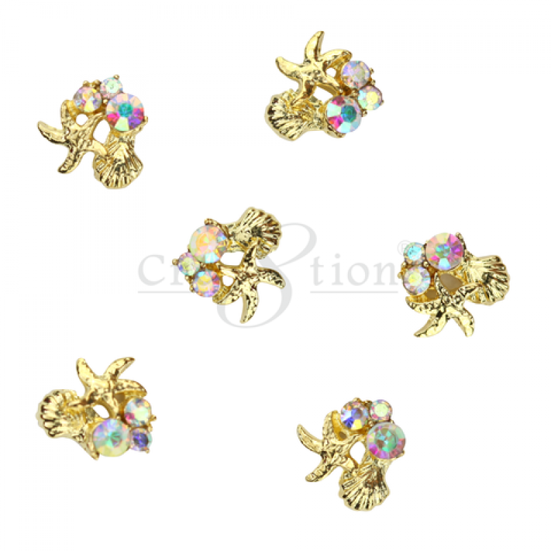 Cre8tion Nail Art Charms, Yellow, C04